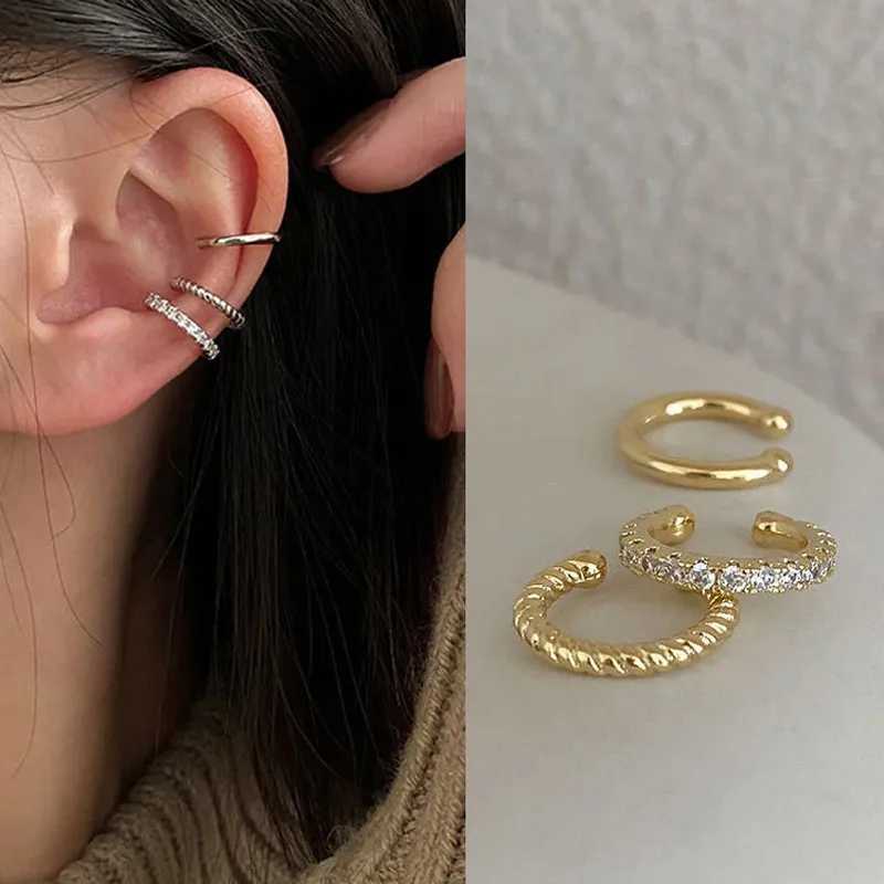 KOTIK 2024 Fashion Ear Sleeves Non Perforated Earclip Earrings Non Perforated Fake Earrings W241017