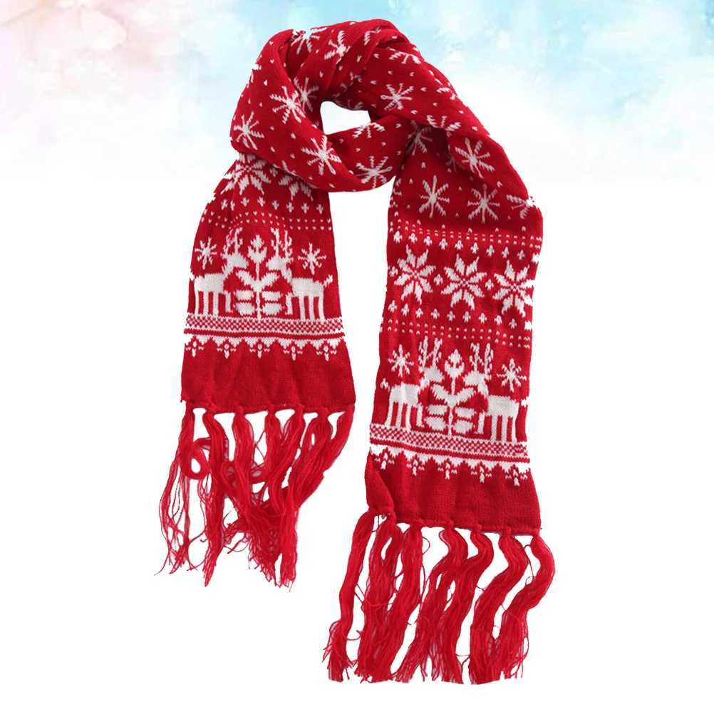 Christmas themed scarf for autumn and winter cold prevention Miss X241017