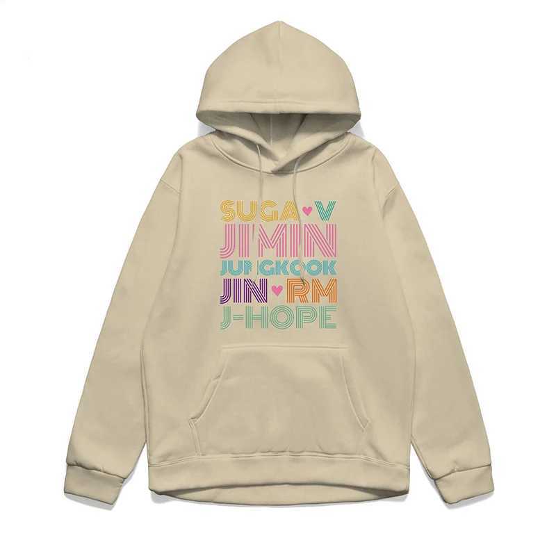 2024 Fashion Street Female Pullovers Casual Womens Solid Hoodie Comfortable Strecth Sweatshirts Loose Pocket Warm ClothesX241016