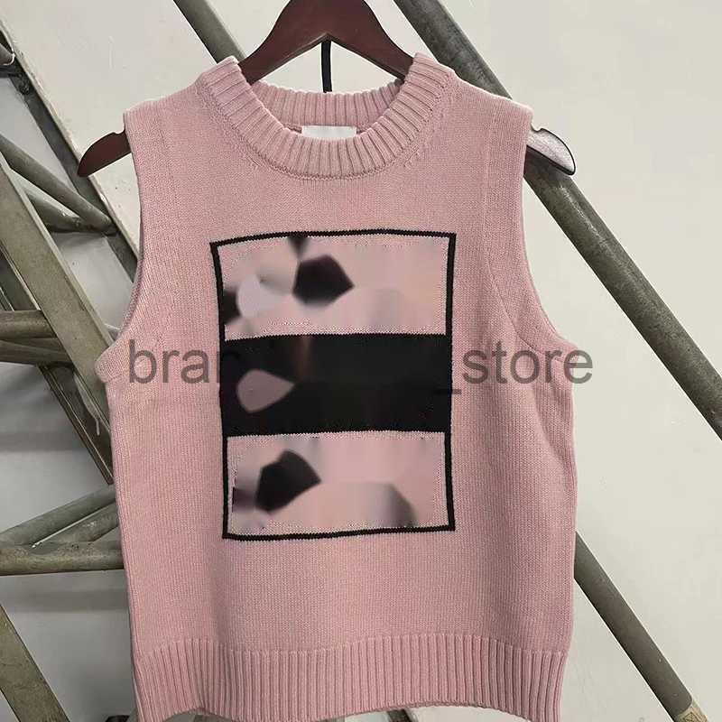 Men's Sweaters G Sweater Knitting Vest Four Season High Street Men Women Cotton Knitted Vest Women J231013