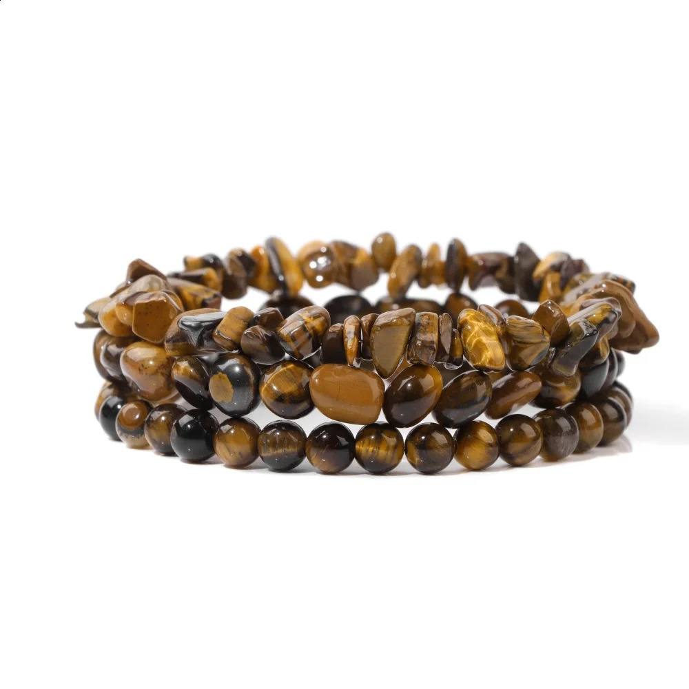3 pieces/set of irregular natural Labrador bead bracelets suitable for women genuine original quartz stone bracelets used for healing spiritual jewelr