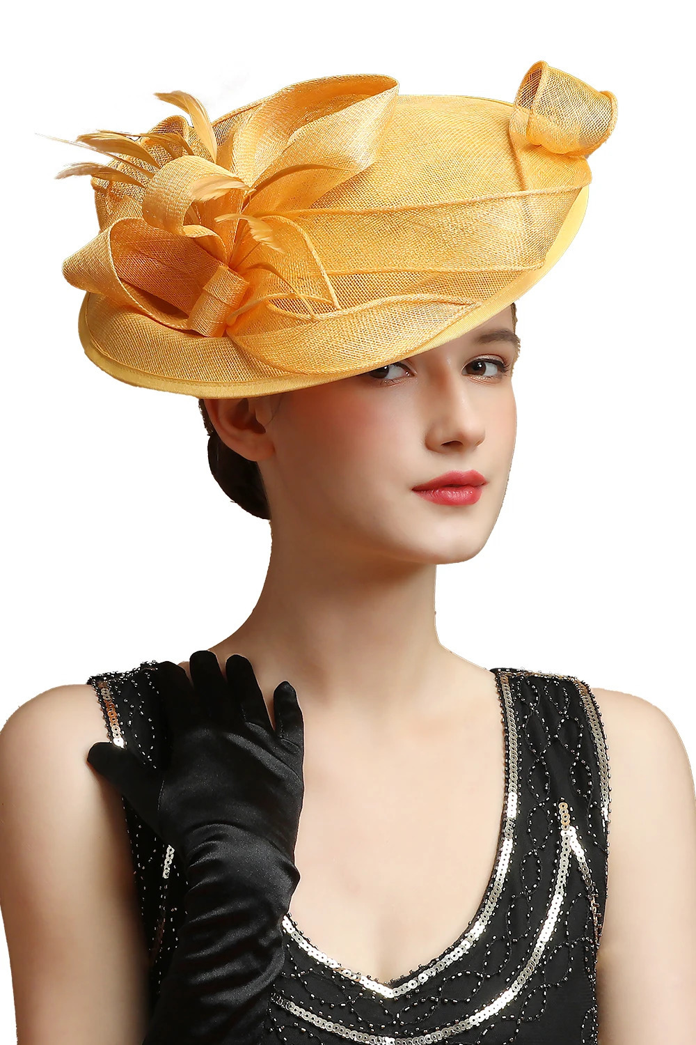 Christmas Sinamay Fascinator Carnival Perfect Wedding Hat Multi Color Unique Derby Party Hat Headpiece 241009
