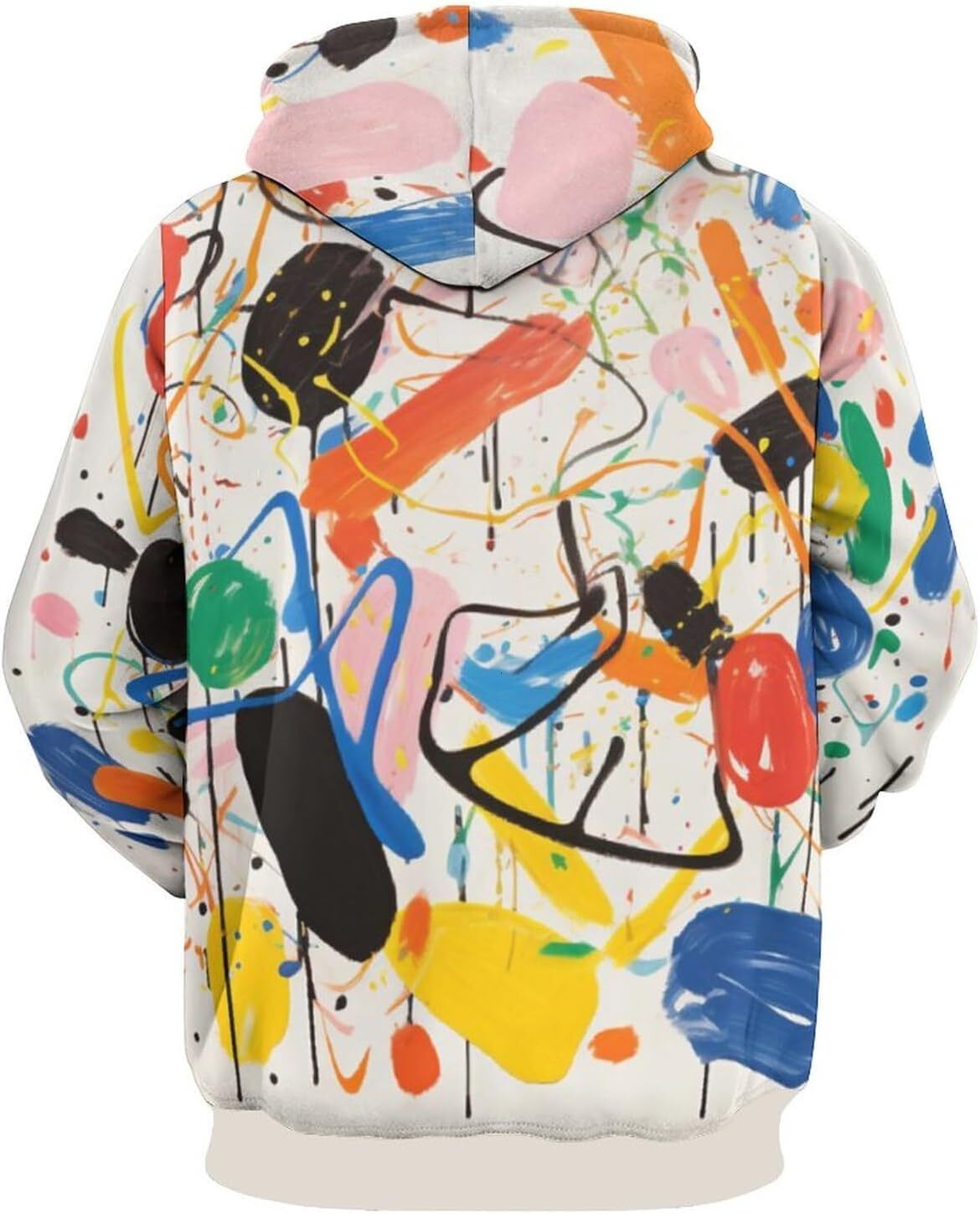 Hoodie for Mens Womens Mens Cartoon Fashion Graffiti Hoodie Sweatshirt Hippie Funny Patterned Long Sleeved Hoodies Graphic Hoodies sweatshirt Fashiona