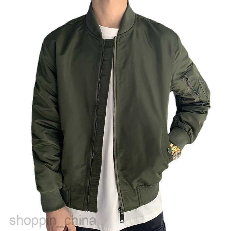 Men's Jackets Coats Air Force pilot jacket men's spring and autumn new solid color military green leisure Baseball Jacket fashion brand