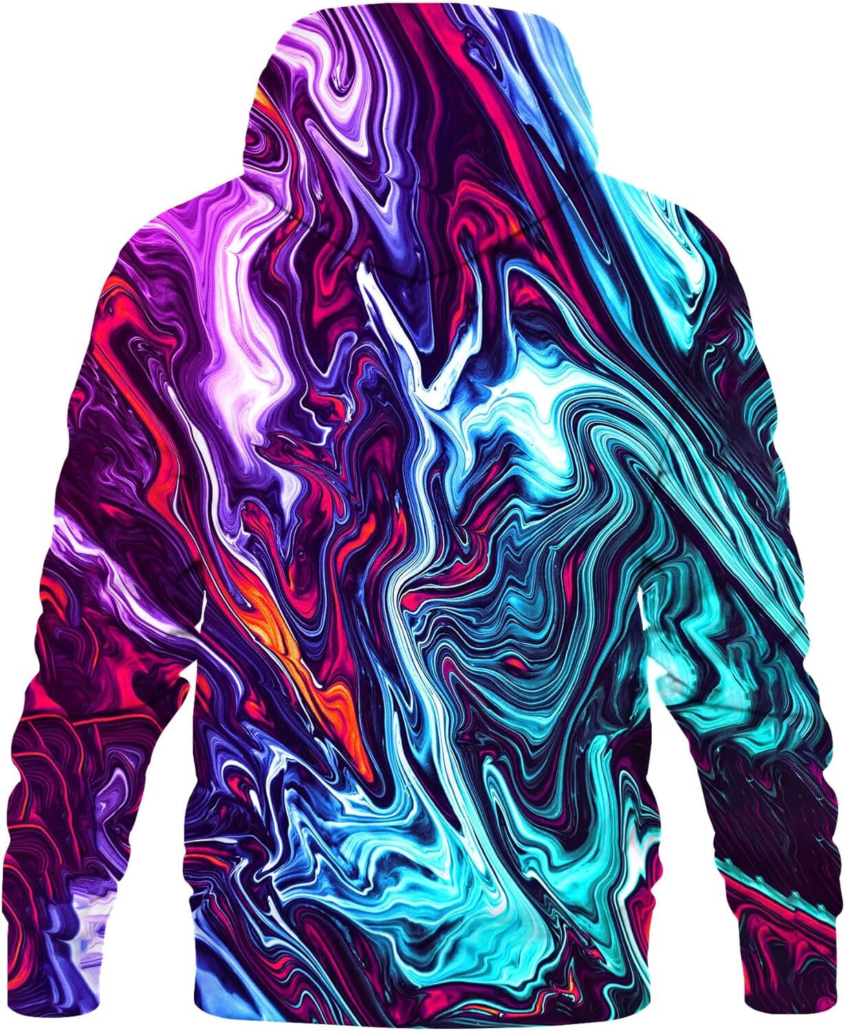 Hoodie for Mens Womens Men Women 3D Hooded Hoodies Fashion Hooded Sweatshirt Top with Pocket Graphic Warm Fashionable