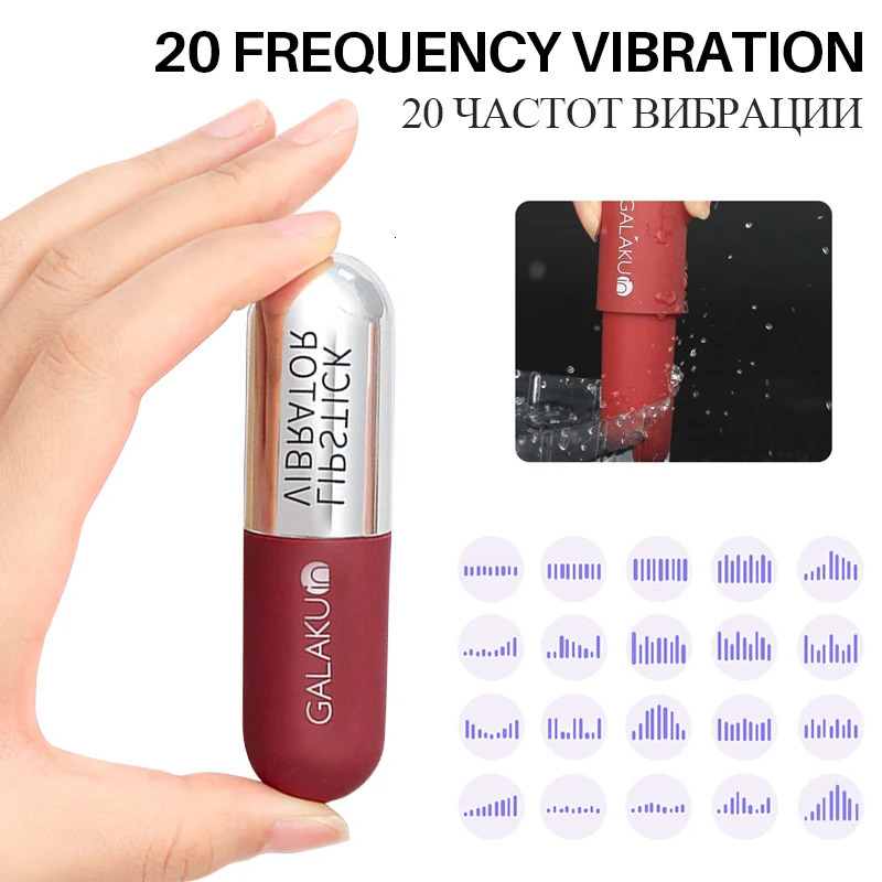 Female vibrator WeChat remote control 20 frequency powerful vibration capsule bullet female sex toy 241009