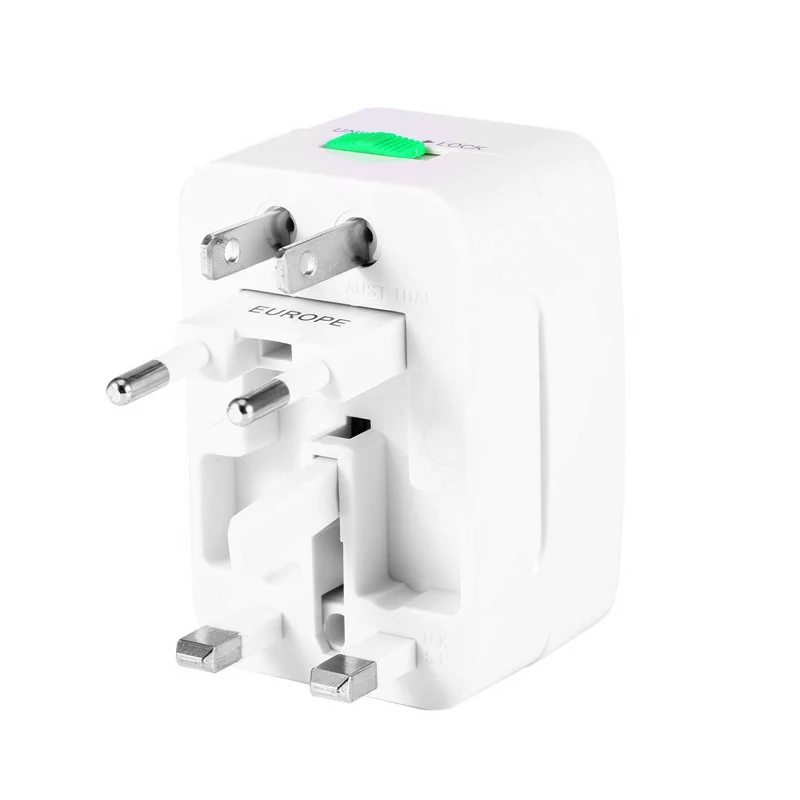 Multifunctional Universal Travel Adapter EU UK US AU AC Power Charger Adapter Outlet International Converter Socket Plug Adaptor Connector with retail