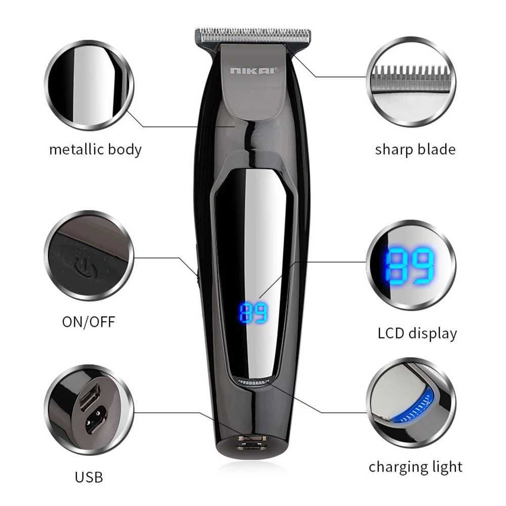 Professional electric hair clipper charging hair clipper fast charging car hair clipper mens barber specific trimmer W241017
