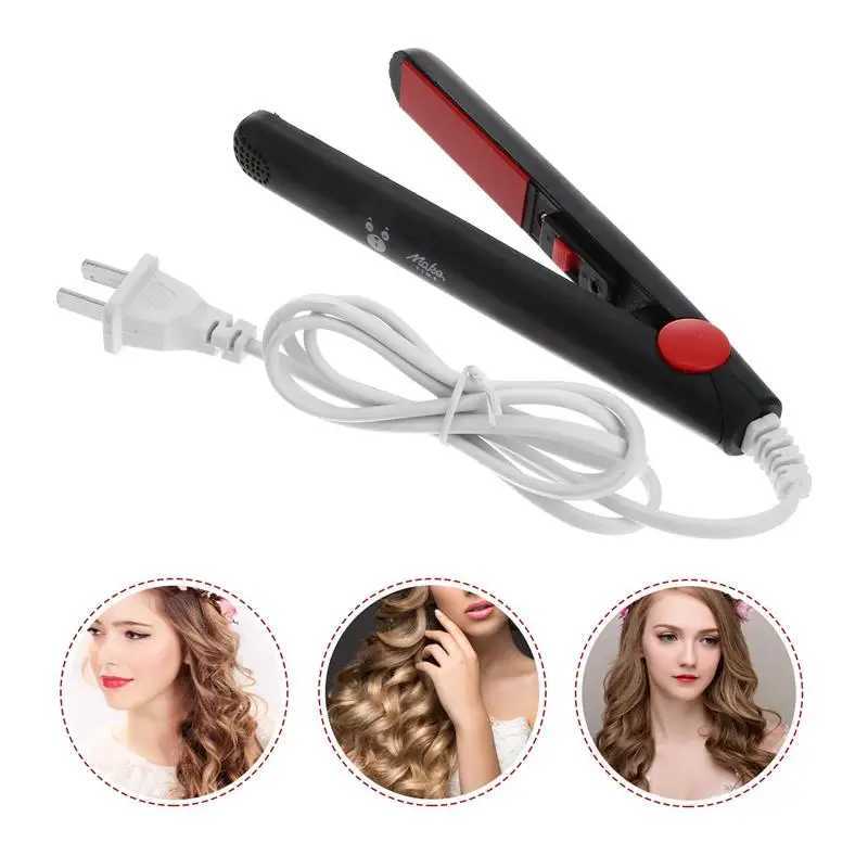 3 In 1 Hair Iron High Quality Flat Iron Straightening Hot Comb Mini Professional Hair Straightener Curling Iron Styling ToolsXJ241016