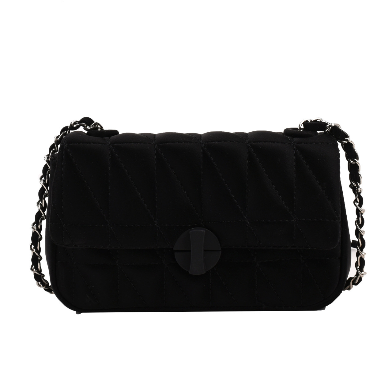 This year's popular bags for women new trendy fashion sense embroidered silver single shoulder crossbody small square bag