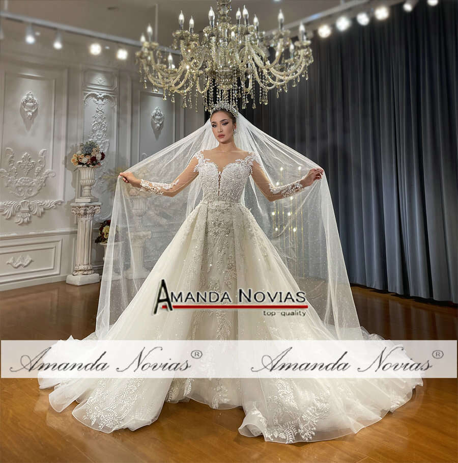 Mermaid Wedding Dress With Detachable Skirt New