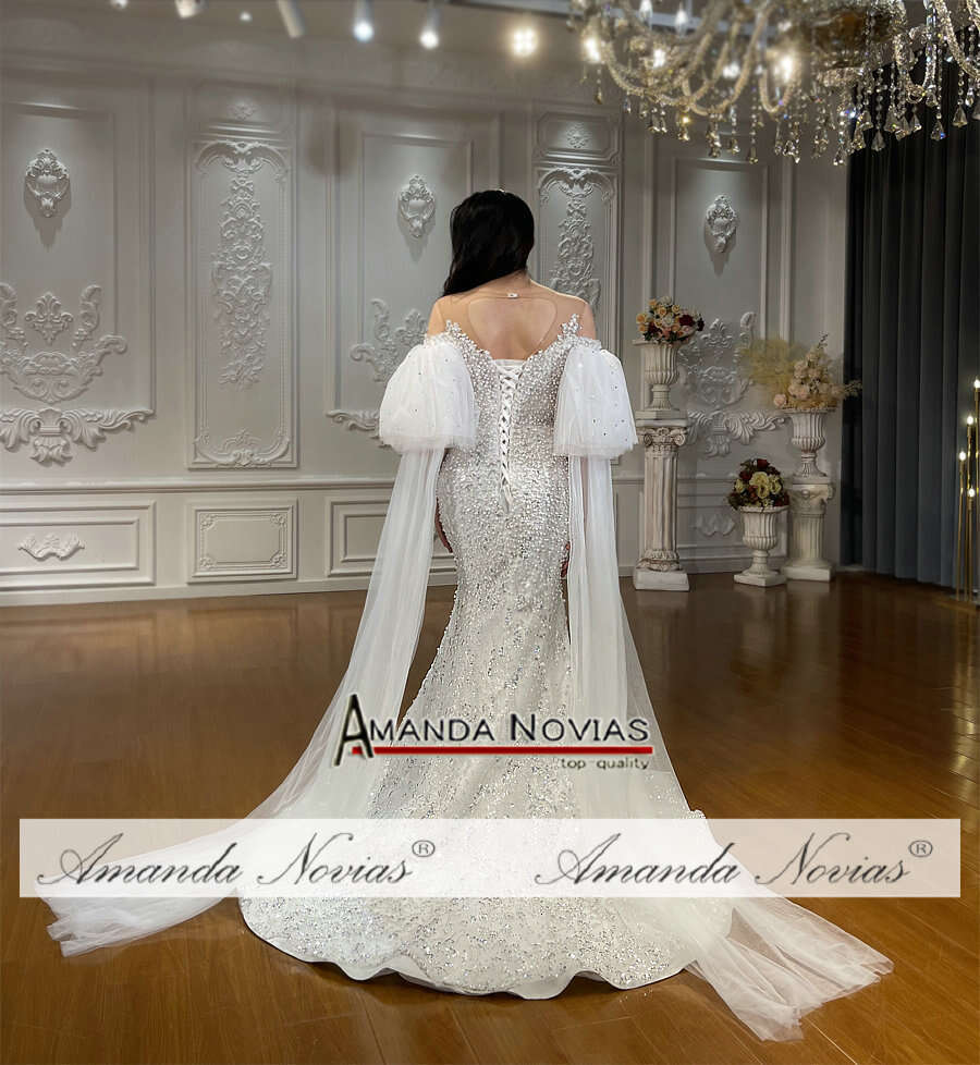 Hot Sale New Design 2 in 1 Wedding Dresses Amanda Novias