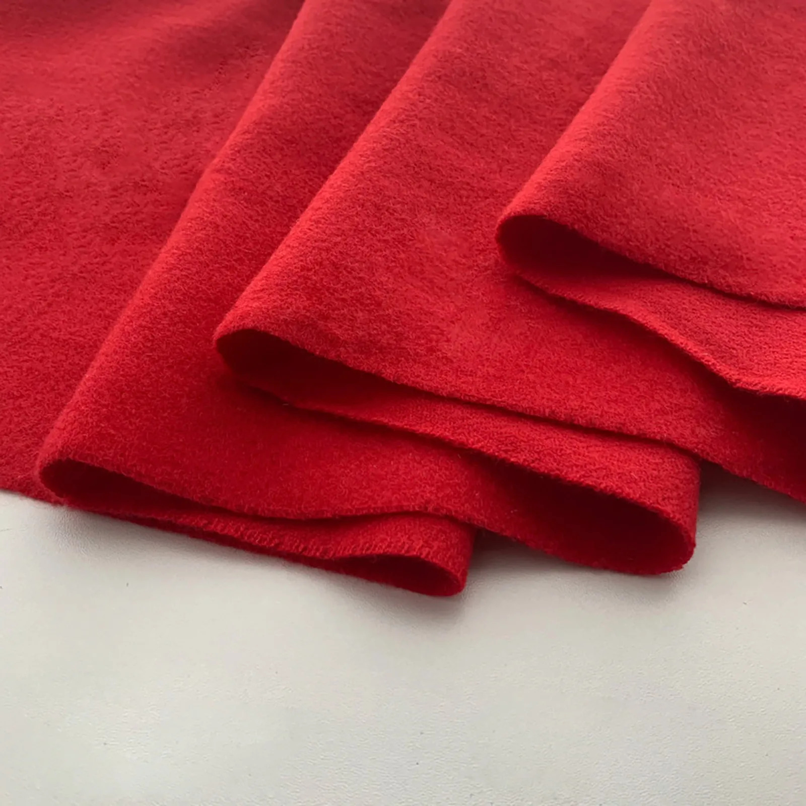 Simulated cashmere womens winter scarf basic red tassel wrapped shawl womens Bandana Stoles Bufandas Foulard headscarf womens Muslim 241017