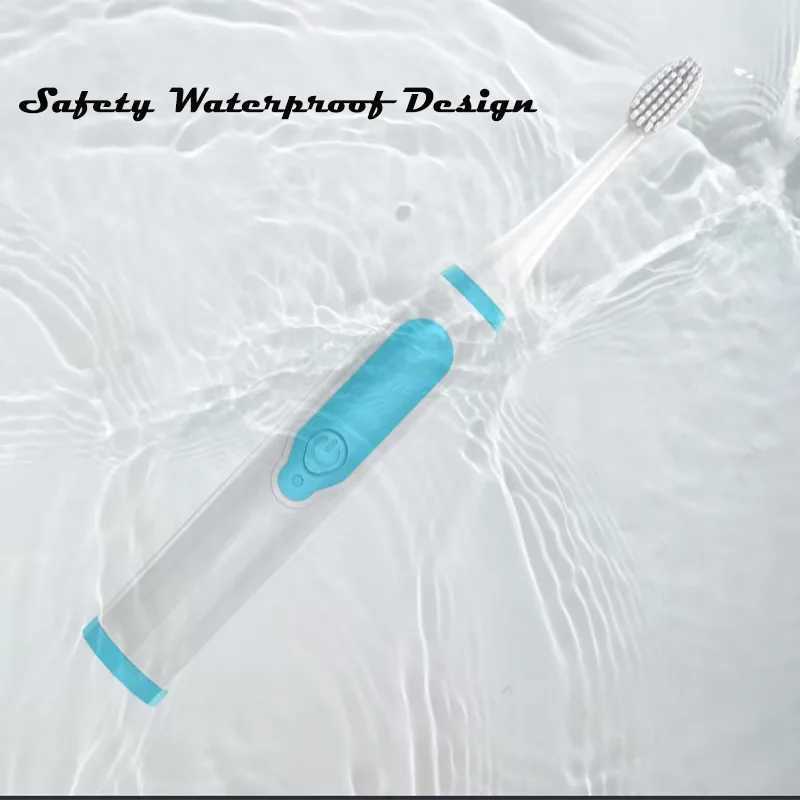 New Arrival Sonic electric toothbrush deep cleaning toothbrush long-life battery model toothbrush waterproof adult replacement head G241017