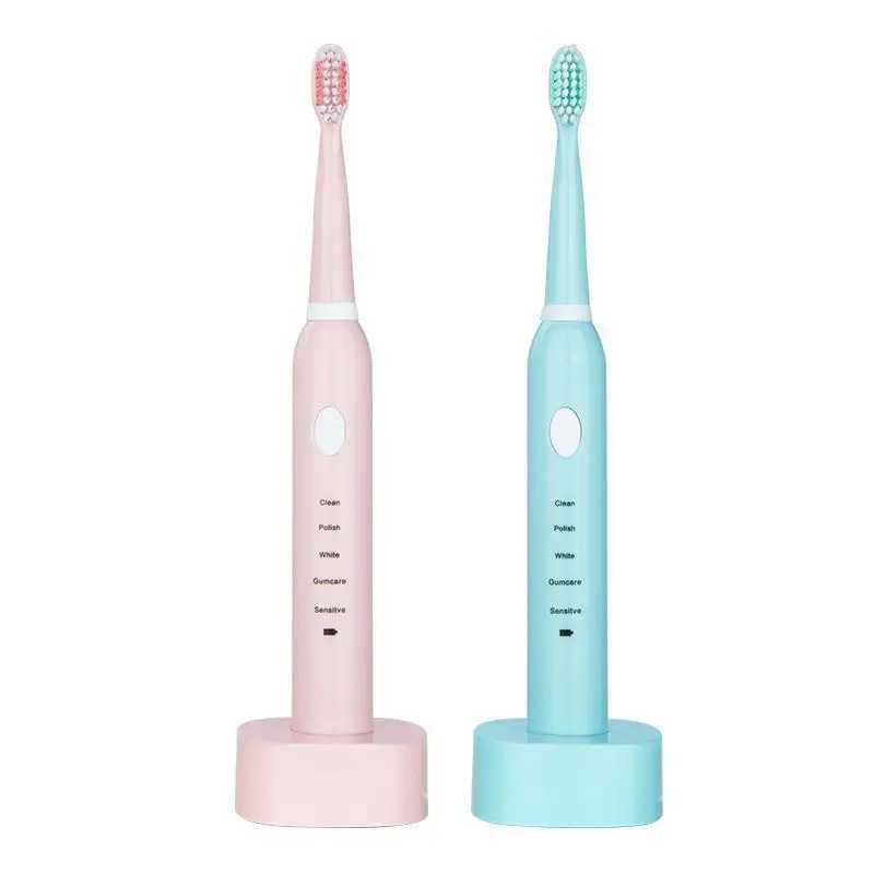 Electric toothbrush soft brush USB charging sonic vibration adult electric toothbrush portable for home use M241017