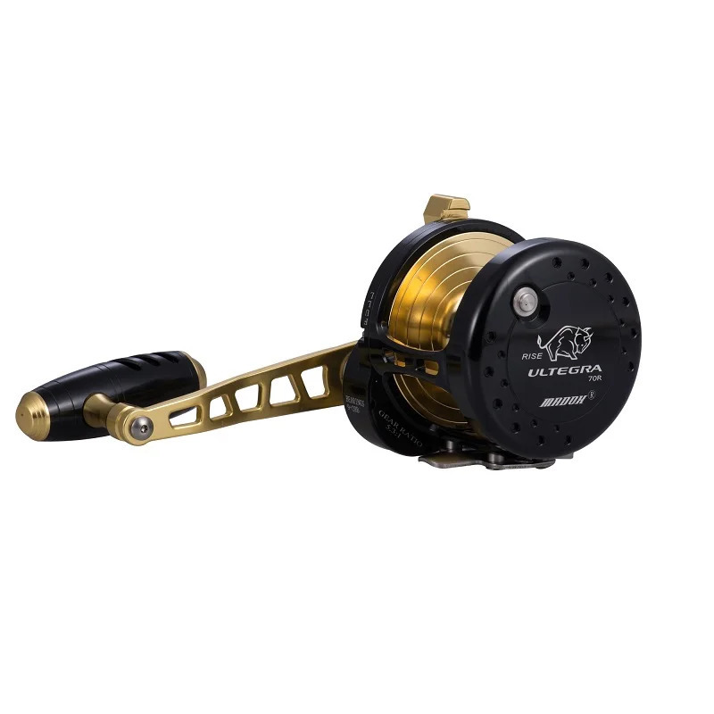 MADOX Fishing Reel 11BB Saltwater Drum Wheel Slow Jigging Reel Max Drag 40KG Drag Sound 241010