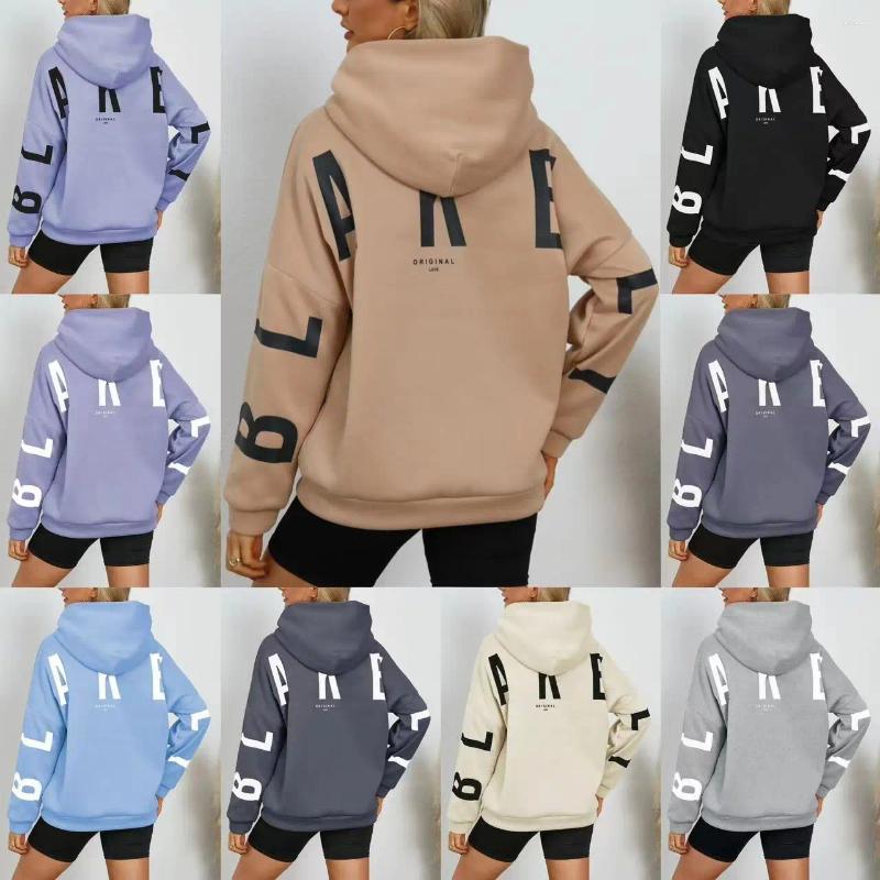 hoodies women designer hoodie pullover hooded long sleeve letter printed black white blue jogger tops casual womens sweatshirt Autumn and winter set.