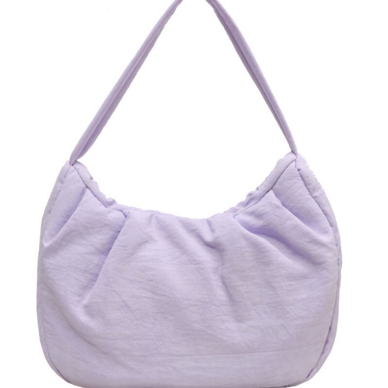 Niche pleated for women version cream candy underarm bag, casual and fashionable one shoulder hand-held cloud bag