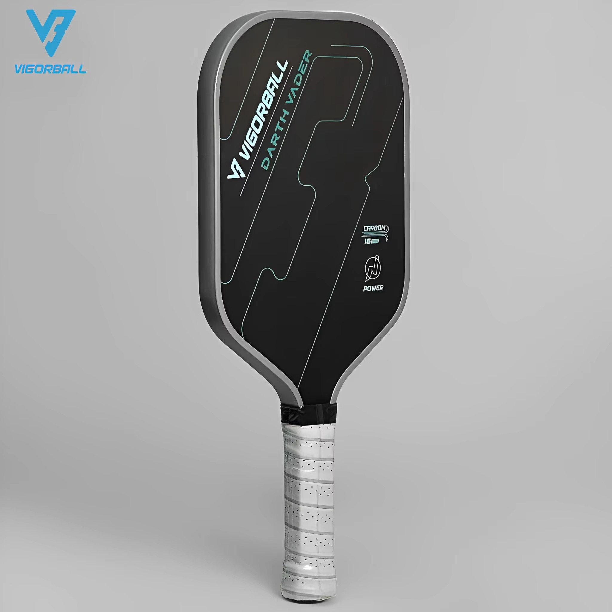 Vigorball T700 Raw Carbon Fiber Pickleball Paddle for beginners and Pros Carbon Friction Surface 16MM Polymer Honeycomb Core Enhanced Power&Spin&Contr