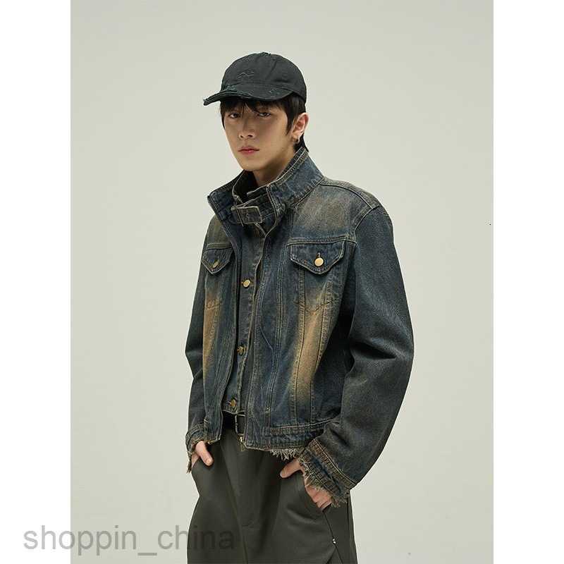 Men's Jackets Coats Spring and Autumn style design niche motorcycle denim jacket trendy brand street Coat versatile for couples