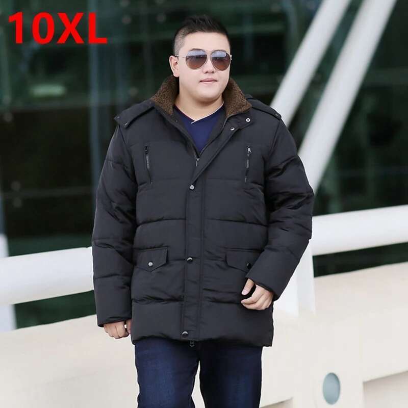 Extra Large Size Down Jacket Male Man Plus Fertilizer Winter New Warm 150Kg Oversized Thick Section 10Xl 9Xl 8Xl 7Xl 6Xl