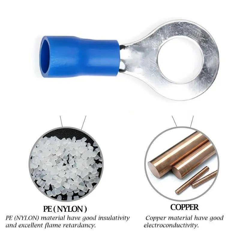 100 RV1.25-4 RV2-6 RV5.5-8 ring insulated wire and cable connectors