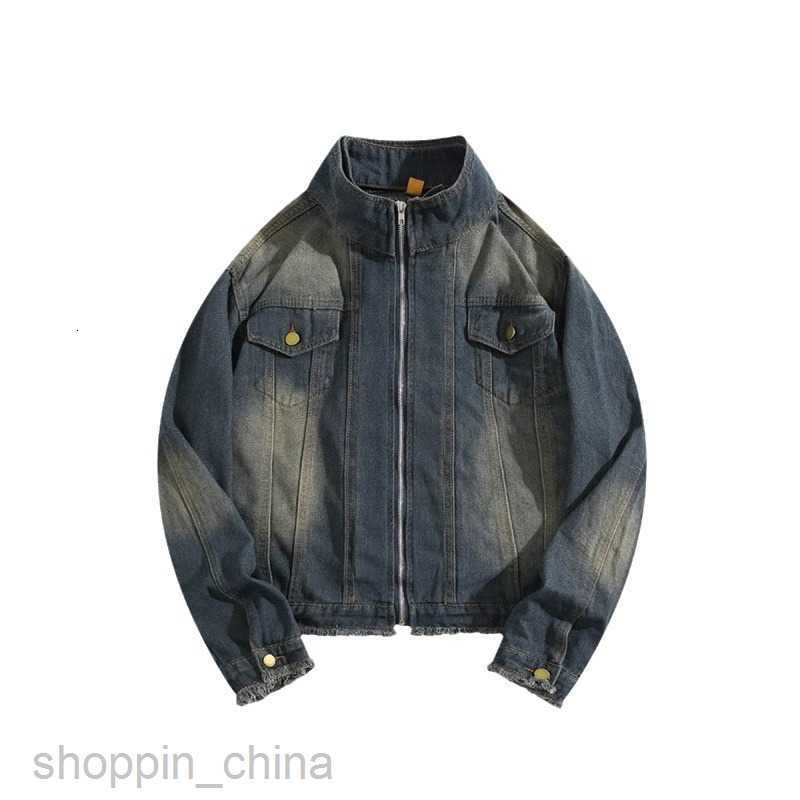 Men's Jackets Coats Spring and Autumn style design niche motorcycle denim jacket trendy brand street Coat versatile for couples