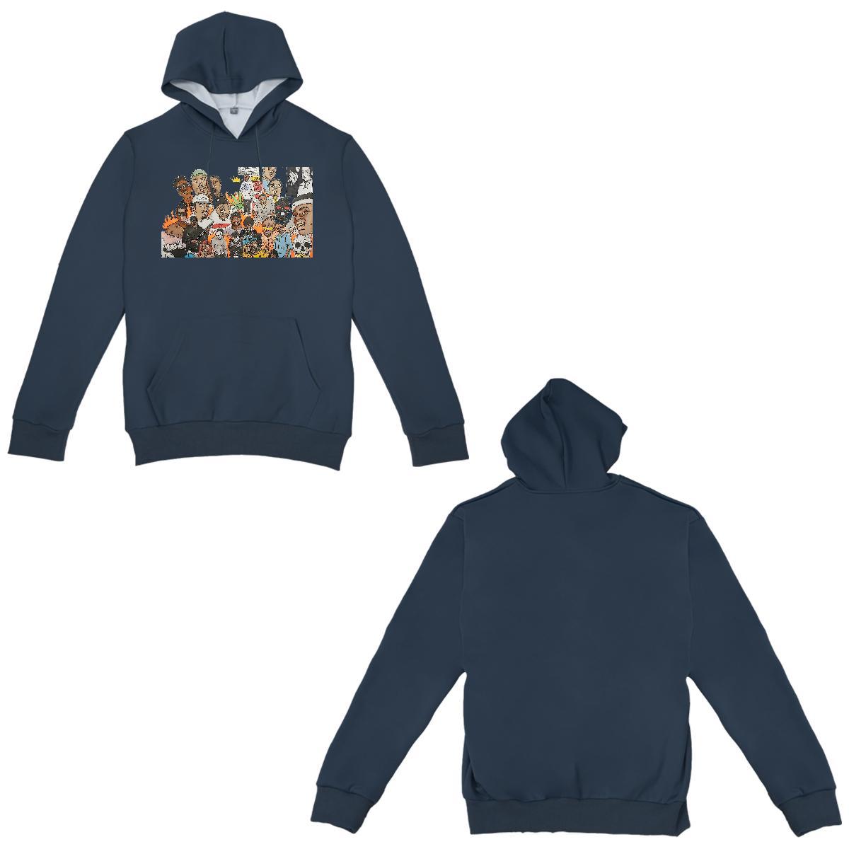 Brand Man Hoodie Hooded Collar Breathable Wholesale Men's Hooded Sweatshirt Custom Printed Tops Hoody Anime Printing Street Thick Fleece