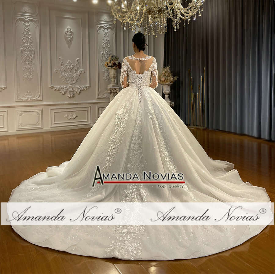 High Quality Real Photos Wedding Dress Lace