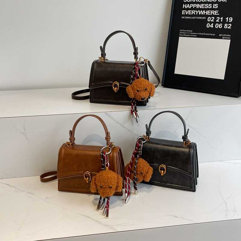 Autumn Fashion Handheld Small Square Bag for Women 2024 New Style Commuter Luxury Single Shoulder Crossbody Bag for Women Y241017