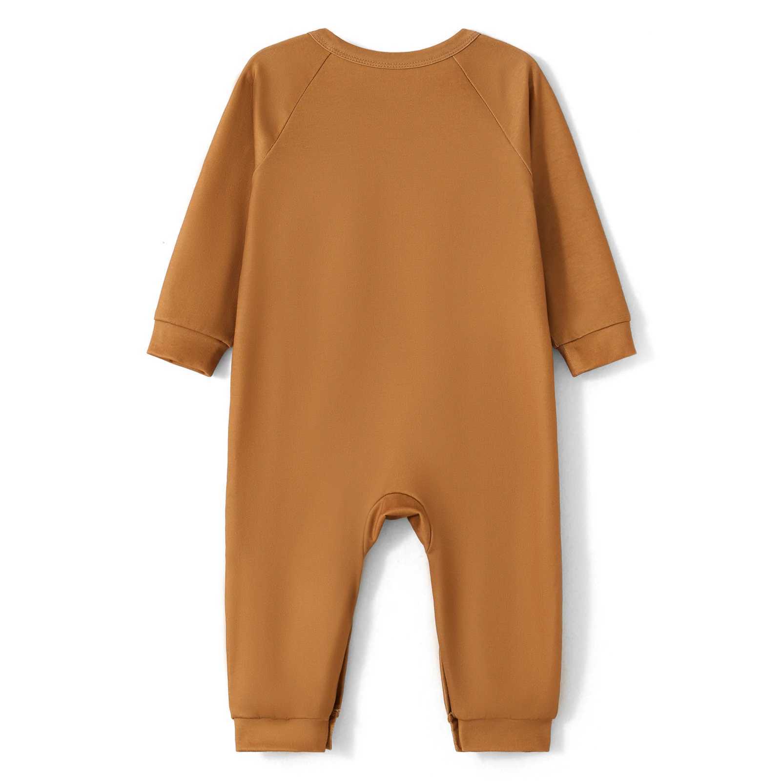 Family Matching Christmas Pajamas Baby Union Gingerbread Mens Bow Decoration Printed Top and Pants Pajama Set 2024 W241015