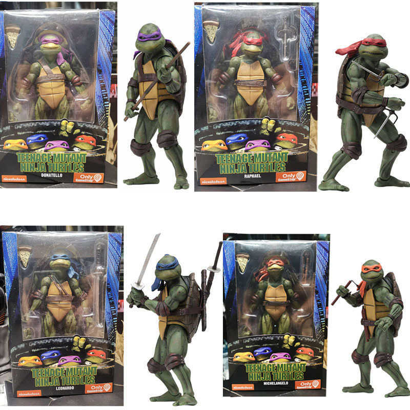Action Toy Figures NECA Handcrafted 1990 Film Version TMNT Limited Edition 7-inch Action Figure Model T241017