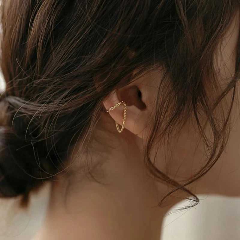 1 piece of fashionable Minilist non perforated womens cuff earrings fake perforated earrings clip womens cuff jewelry W241017