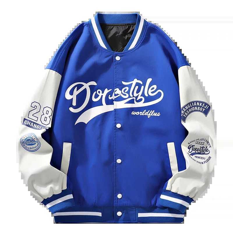 New baseball suit jacket for spring and autumn mens loose casual jacket M241017