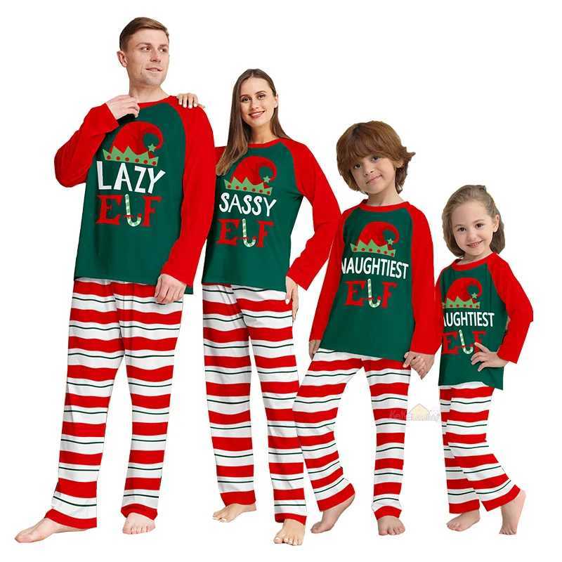 2025 New Christmas Matching Family Pajama Soft Set Mother Father Children Baby Clothing Set W241015