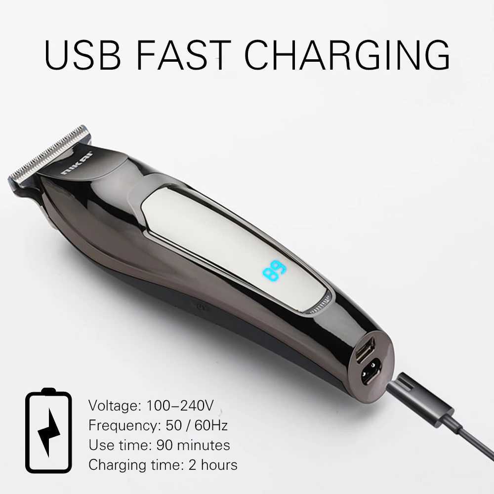 Professional electric hair clipper charging hair clipper fast charging car hair clipper mens barber specific trimmer W241017