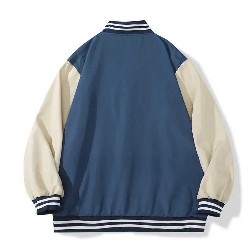Youth college baseball jacket mens jacket autumn fashion casual sports jacket mens clothing top dog print M241017