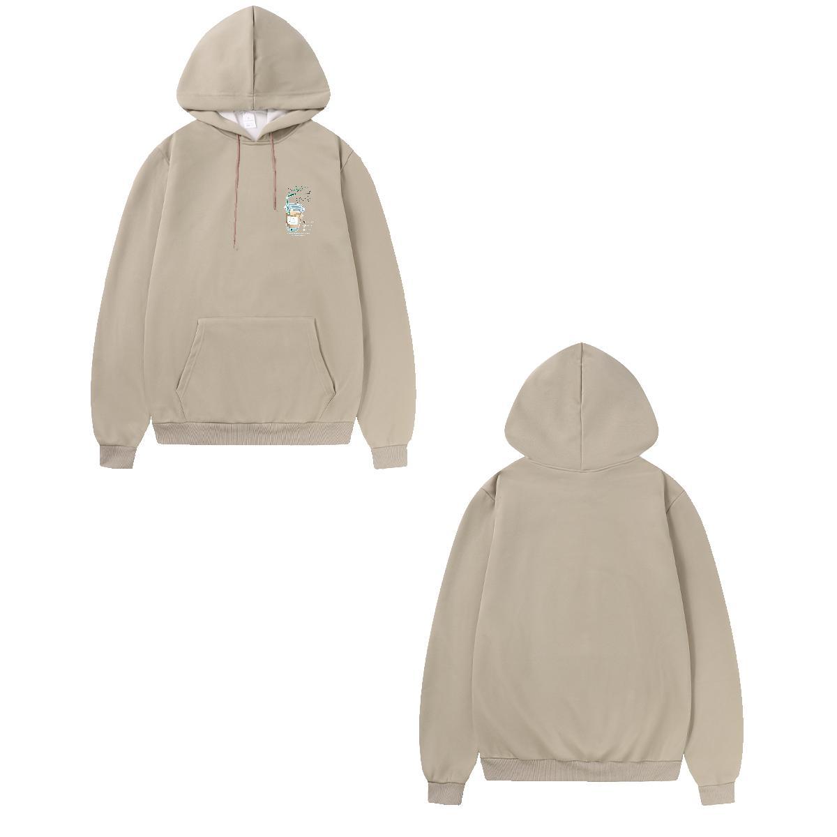DIY Customized Hoodie for Men Drawstring Long Sleeve Free Shipping Men Tops Hoodie US Plus Size Top Hoodie High Street Hip Hop Thick Fleece