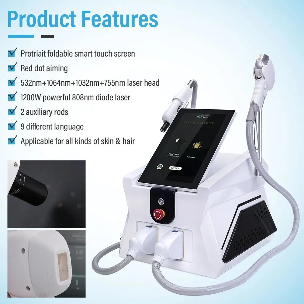 Professional Laser Diode 808nm Diode Laser Hair Removal Machine Diode Laser 755 808 1064 Picolaser Pico