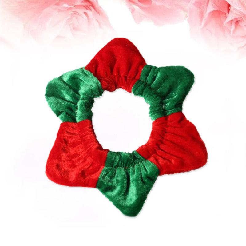 Dog Collars Christmas Red Green ing Neck Adjustable Circle wer Pet Collar Dress Necktie Decoration