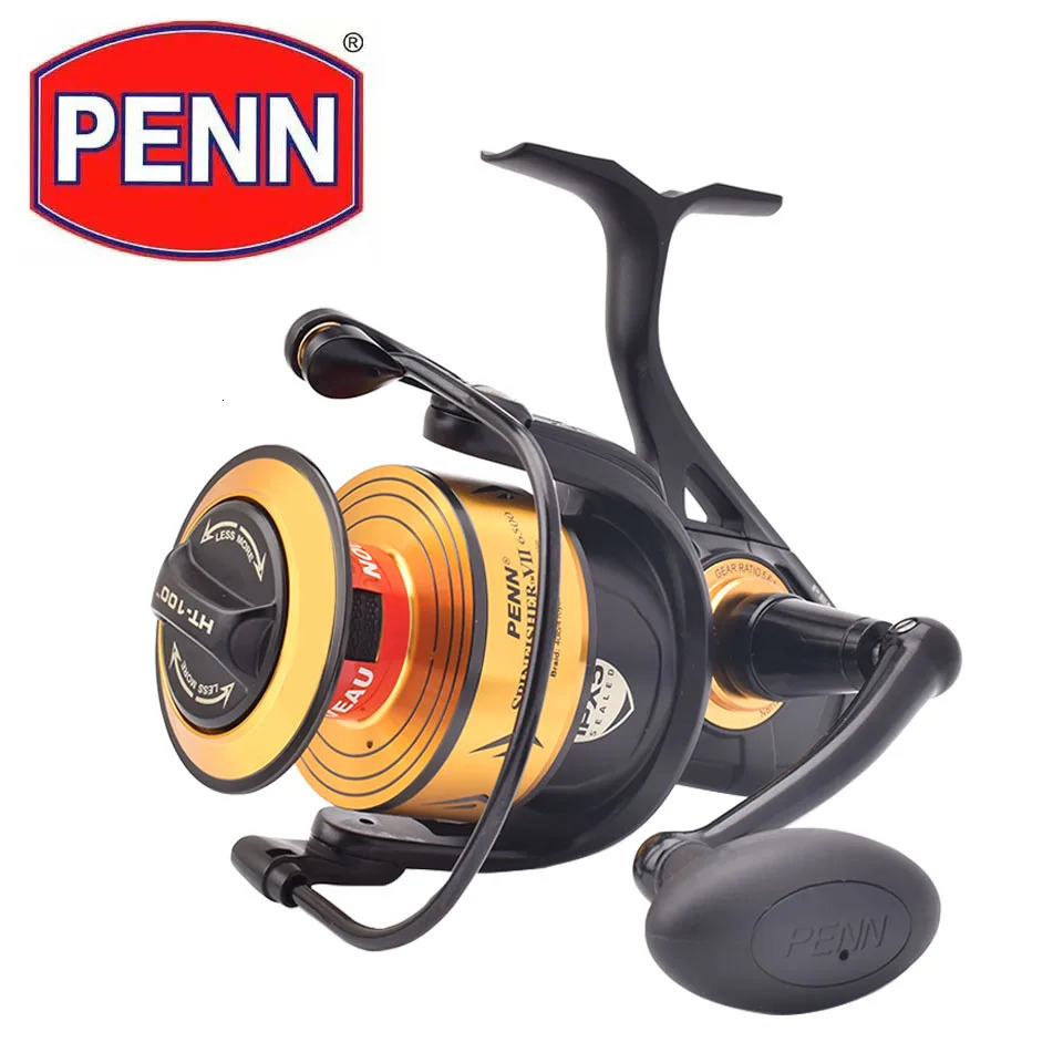 Baitcasting Reels PENN SSVII Fishing reel 75008500950010500 Corrosion protection Seawater spinning wheel Max 13kg 4.7 14.2 1 Sea Spinning Reel 241010 
