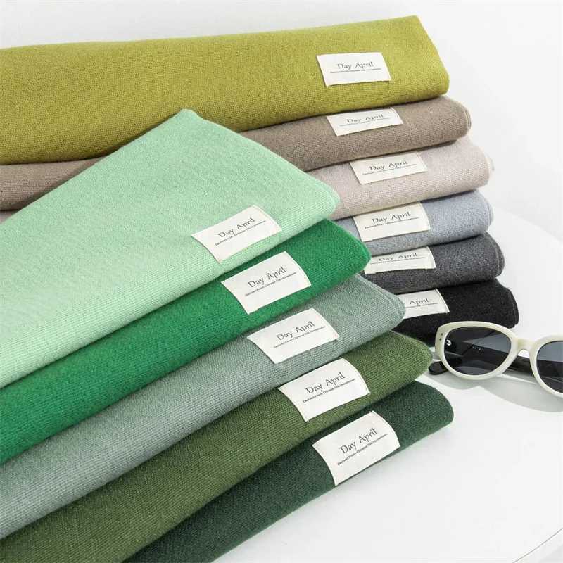 2024 Winter Warm Cashmere Scarf Winter Headscarf Solid Womens Shawl Bag Fem Pashmina Bandana Scarf X241017