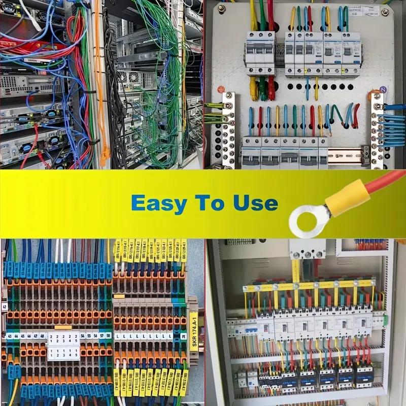 100 RV1.25-4 RV2-6 RV5.5-8 ring insulated wire and cable connectors