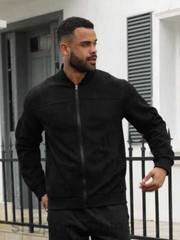 Men's Jackets Coats new men's fashion casual suede hoodie jacket