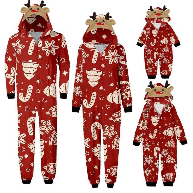 2015 Christmas Match Family Pajama Set Christmas Dear Printed Pjs Adult and Childrens Clothing Set Baby jumpsuit Set W241015