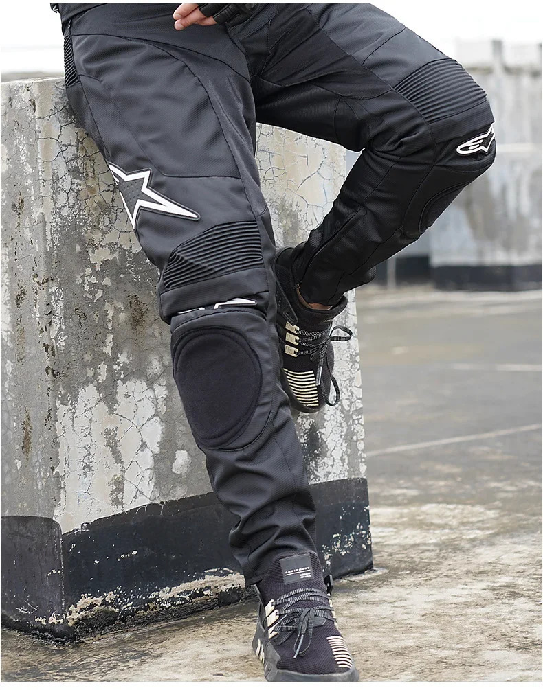 Motorcycle off-road cycling pants mens protective riding racing pants waterproof motorcycle warm and fall proof 241016