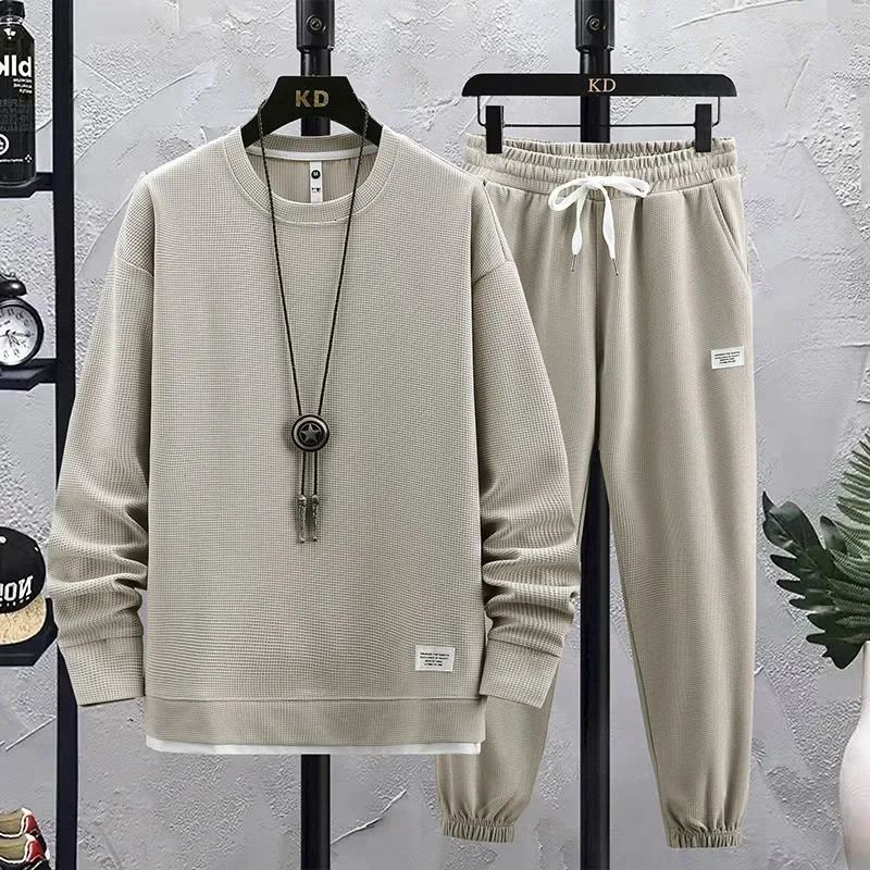 Tracksuit Mens and Womens Autumn Winter Fleece Sportswear Running Suit Workout Clothes Casual Hoodies Couple Suit Jogging 241017