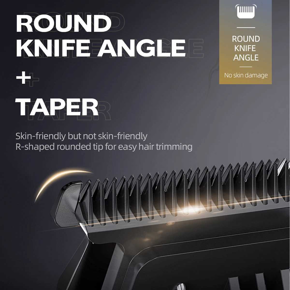 KIKIDO KK-315 Electric Hair Clipper Trimming Tool USB Charging Cordless Beard Trimmer W241017
