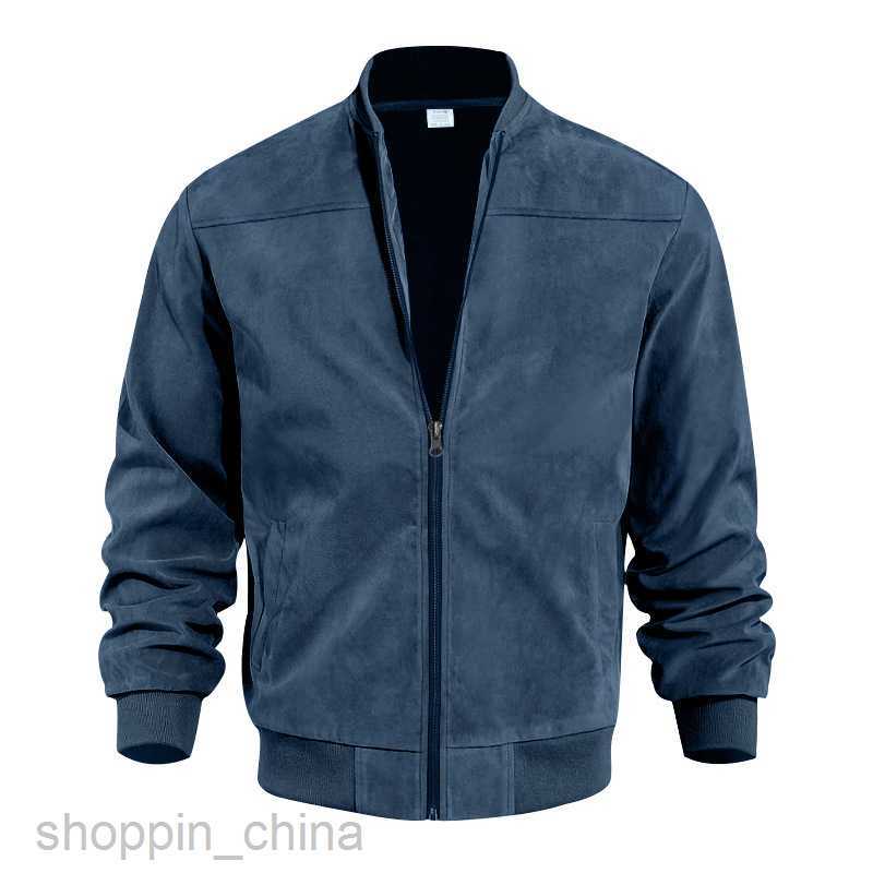 Men's Jackets Coats New man pilot jacket for spring and autumn men's casual plus size suede zipper men jacket