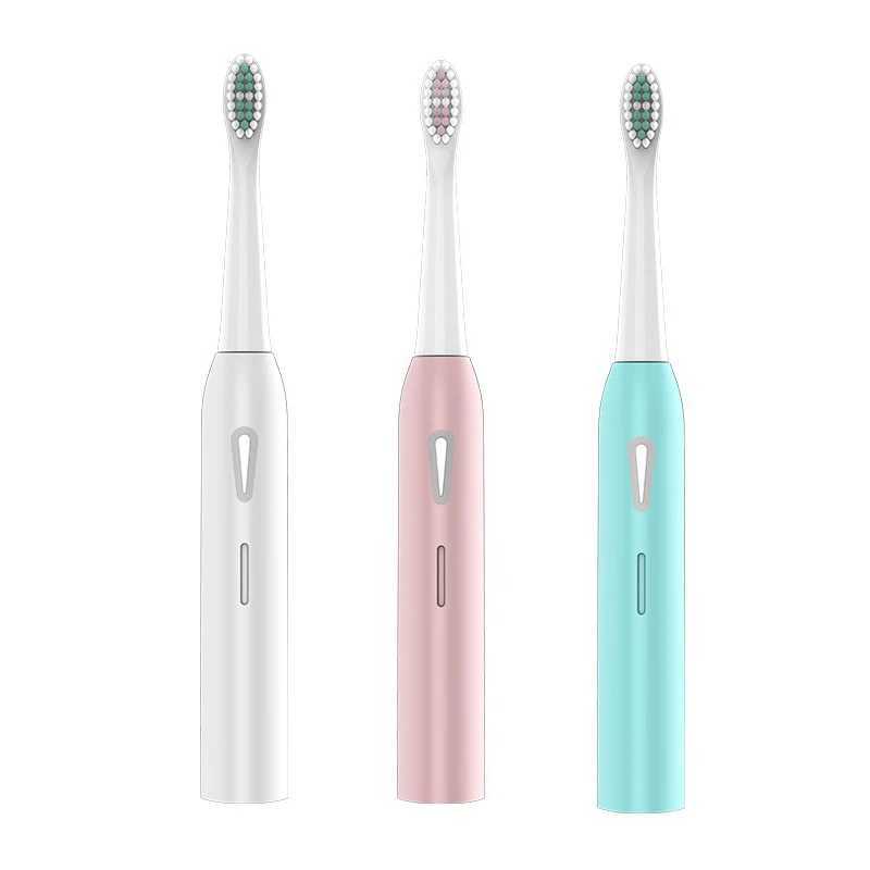 New Arrival Electric toothbrush IPX7 waterproof soft bristled toothbrush sonic electric toothbrush six speed USB charging home portable G241017